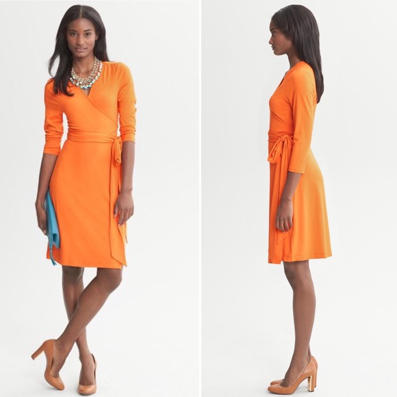 banana republic gemma wrap dress